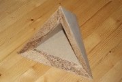 Tetraeder aus Holz, Kl. 10 Image